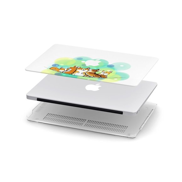 Welsh Corgi Painted Dog case for apple MacBook All Generations Air Pro - Picture 2 of 5